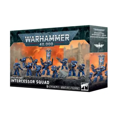 Intercessor squad, space marines, warhammer 40k, games workshop, model 48-115