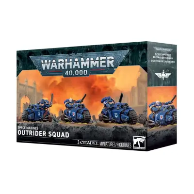 Outrider squad, space marines, warhammer 40k, games workshop, model 48-112