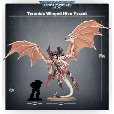 Tyranids: winged hive tyrant, model 51-08