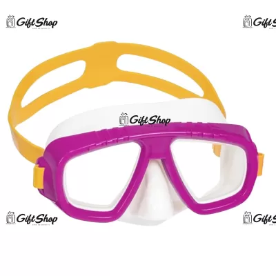 Ochelari de tip Masca pentru inot si scufundari, pentru copii, varsta 3+, culoare Roz