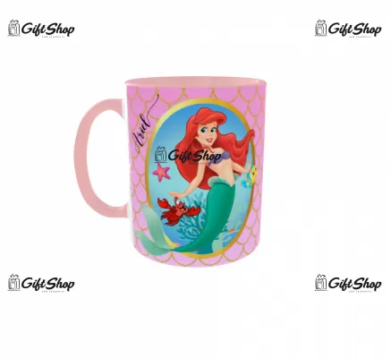 Cana personalizata gift shop, Little mermaid, model 4, din ceramica, 330ml