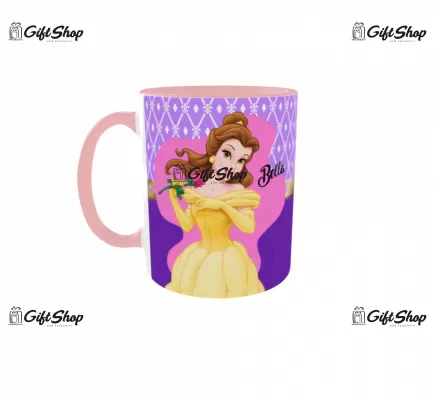Cana personalizata gift shop, BEAUTY AND THE BEAST, model 5, din ceramica, 300 ml