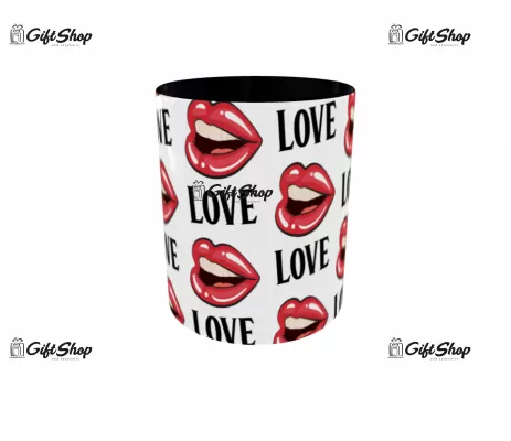 Cana personalizata gift shop, LOVE, model 1, din ceramica, 300 ml