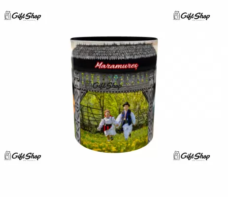 Cana personalizata gift shop, MARAMURES, model 4, din ceramica, 330ml