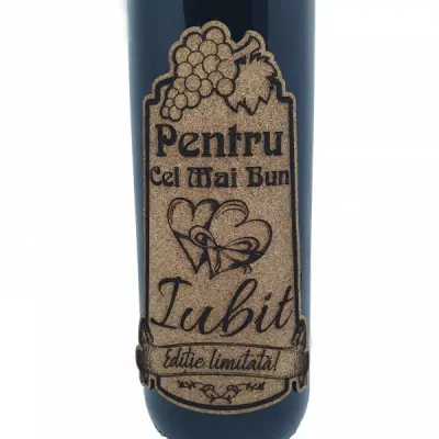 Pentru cel mai bun iubit, eticheta pluta cu mesaj