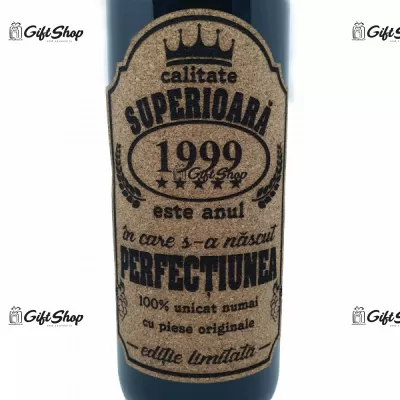 1999 este anul in care s-a nascut perfectiunea, editie limitata, rosu predellea abruzzo, sec, 12.5% alc