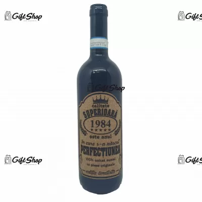 1984 este anul in care s-a nascut perfectiunea, editie limitata, rosu predellea abruzzo, sec, 12.5% alc
