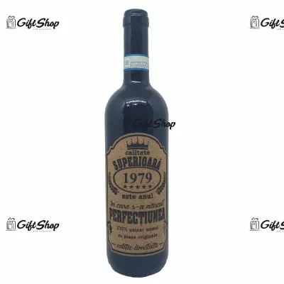 1979 este anul in care s-a nascut perfectiunea, editie limitata, rosu predellea abruzzo, sec, 12.5% alc