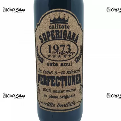 1973 este anul in care s-a nascut perfectiunea, editie limitata, rosu predellea abruzzo, sec, 12.5% alc