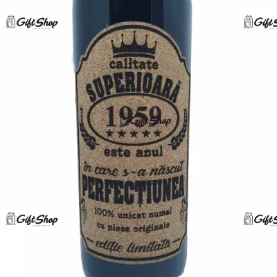 1959 este anul in care s-a nascut perfectiunea, editie limitata, rosu predellea abruzzo, sec, 12.5% alc
