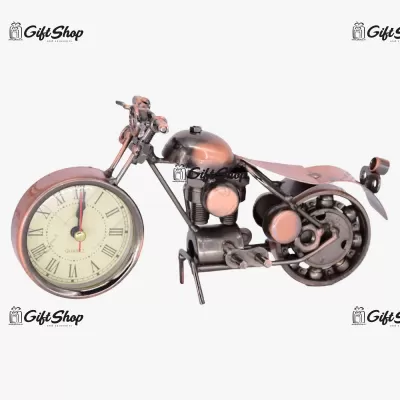 Ceas de masa realizat din metal – Design Motocicleta A