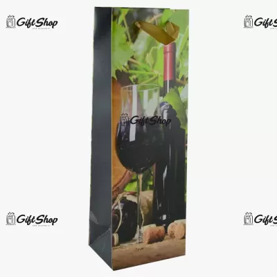 Punga cadou pentru bauturi – Design cu vin A