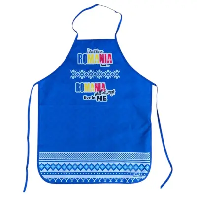 I don`t live in romania but romania always will live in me, albastru, sort cu mesaj