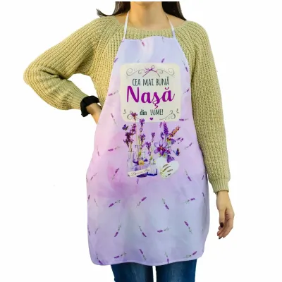 Cea mai buna nasa din lume, lavanda, sort cu mesaj