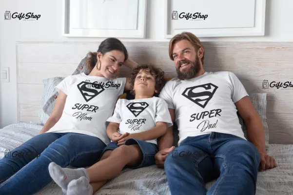 SUPER FAMILY - SET 3 TRICOURI PERSONALIZATE