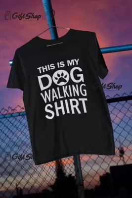This Is My Dog Walking Shirt - Tricou Personalizat