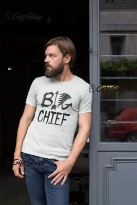 Tribe big chief, tricou cu mesaj