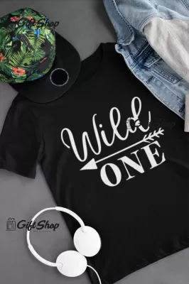 Wild one , tricou cu mesaj