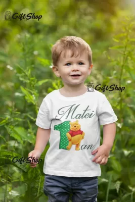 Winnie the pooh, se poate schimba numele si anul, tricou cu mesaj